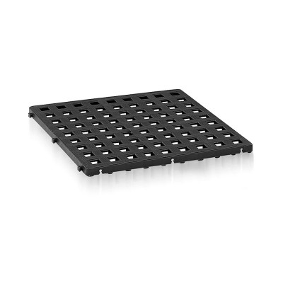 Pedana aperta per olii mm 500x500x25h. Nero