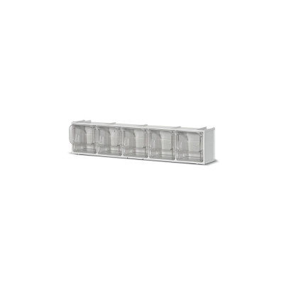 Cassettiera 5 cassetti con vaschette mm 600x133x132h