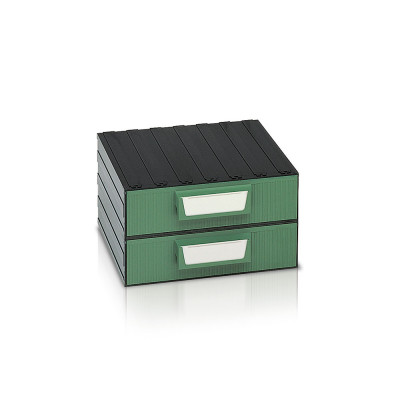 Cassettiera mm 393x390x228h - 2 cassetti