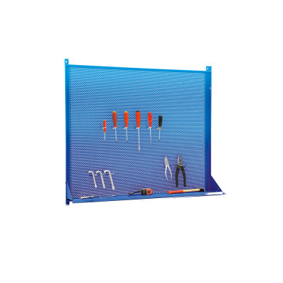 Pannello portaganci con mensola mm 1000x850h. Blu