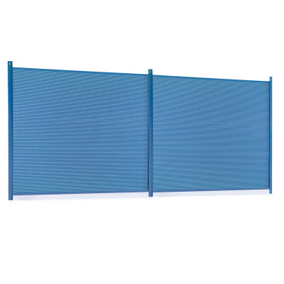 Pannello portaganci mm 2000x850h. Blu
