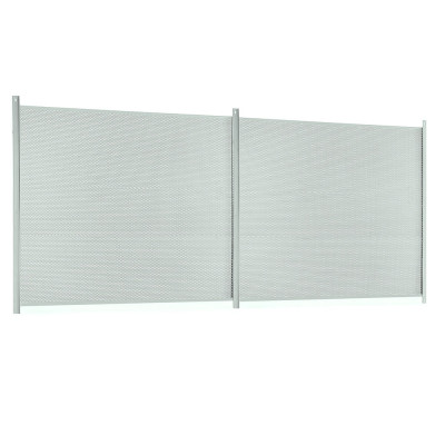 Pannello portaganci mm 2000x850h. Grigio