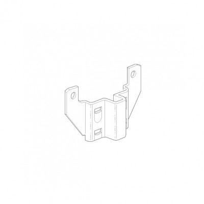 Staffa per fissaggio a parete luce mm 0