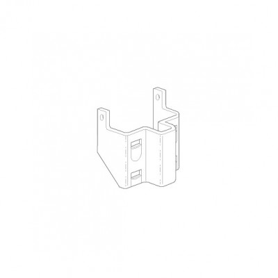 Gancio di unione scaffali bifronte