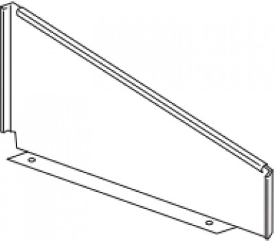Divisorio trapezoidale mm 800x100/200h