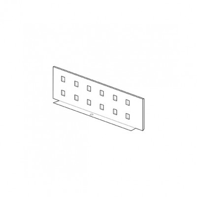 Separatore longitudinale per cassetto mm 500x165h