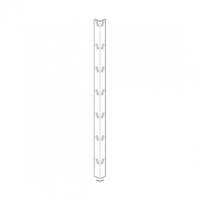 Montante inox mm 35x35x2000h