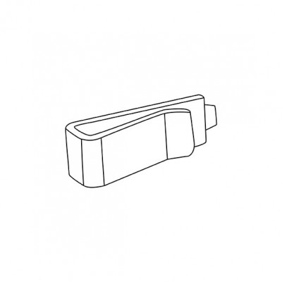 Gancio di sicurezza per corrente portapallet