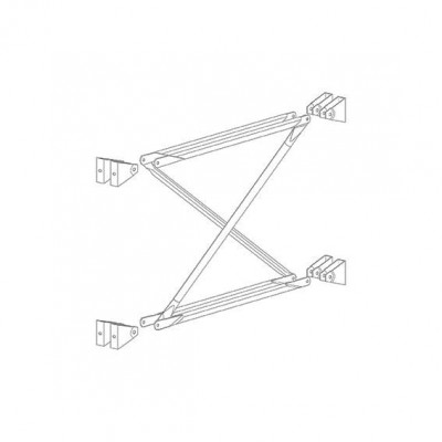 Crociera mm 800x1100h. Zincato