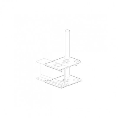 Fermo intermedio mm 220h per mensola