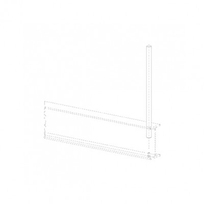 Fermo di estremità mm 310h per base