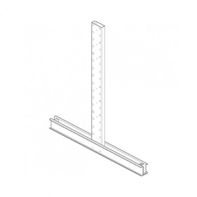 Colonna bifronte mm 2000hx700+700