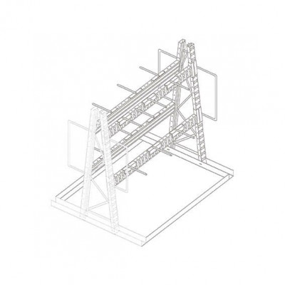 Bifronte di base mm 2570x1275/250x2500h