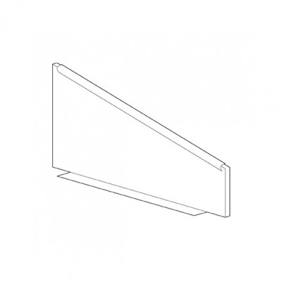 Divisorio trapezoidale mm 600x100/200h