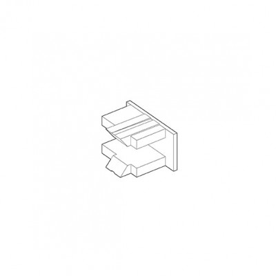 Coppia 2 fermi in plastica per arresto scala