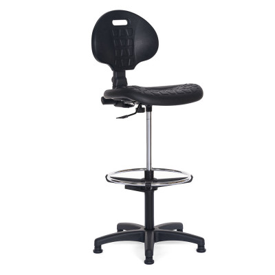 Sgabello ergonomico su pattini mm 670/840h