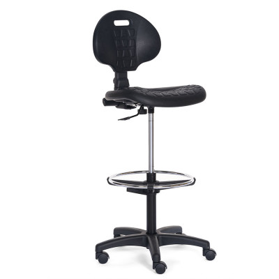 Sgabello ergonomico su ruote mm 690/860h