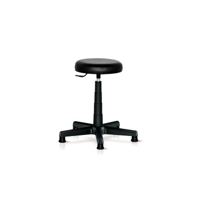 Sgabello poliuretano su pattini mm 420/550h