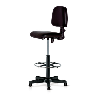 Sgabello poliuretano su pattini mm 590/850h