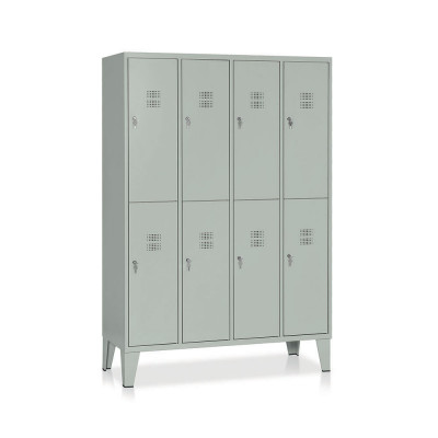 Spogliatoio 8 vani mm 1200x500. Grigio