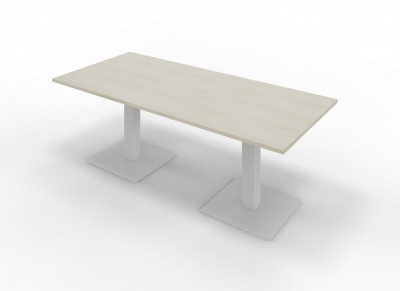 Tavolo mm 2100x1000x745h. Alluminio/Acero