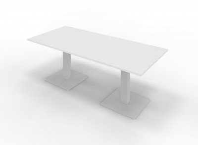 Tavolo mm 2100x1000x745h. Alluminio/Grigio