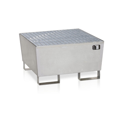 Watertight tank mm. 800Lx800Dx350H+100H. Galvanised.