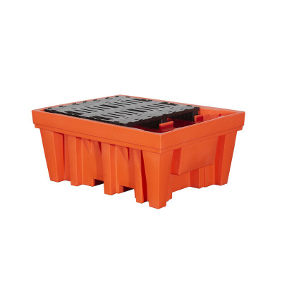 Vasca in polietilene per 1 cisternetta. Arancio