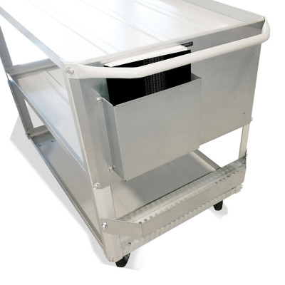 Tray mm. 250Lx60Dx224h. Galvanised.